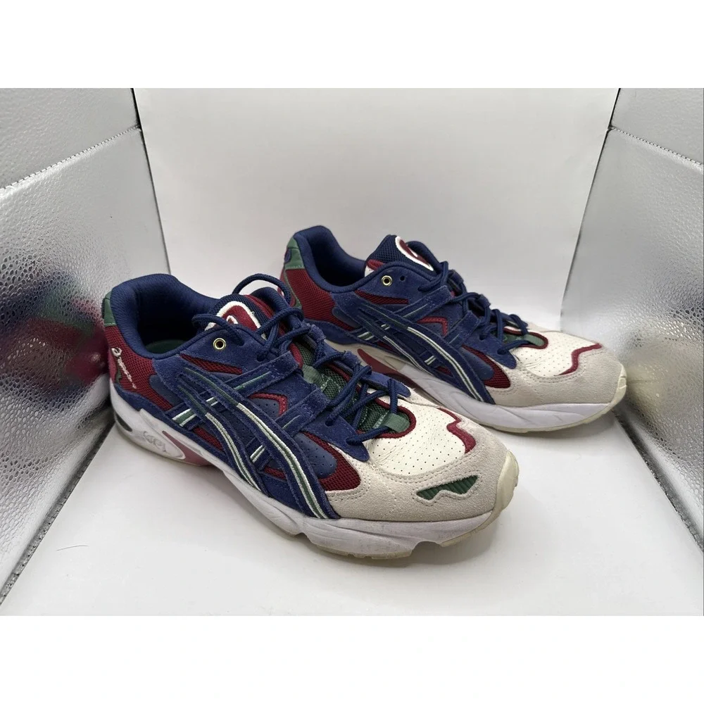 ASICS Gel Duomax White Navy Wine Men's Size 9.5 - 1021A271